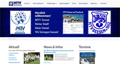 Desktop Screenshot of mtv-seesen.de