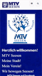 Mobile Screenshot of mtv-seesen.de